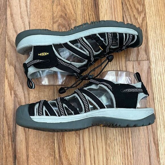 Keen Whisper Closed Toe Sport Black Waterproof Sandals Women’s Size 10 - Picture 5 of 10